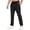 Black, variant on LRGSHF Mens Workout Pants Stretch Hiking Pants with Zipper Pockets Cozy Quick Dry Casual Travel Pant Elastic Athletic Joggers