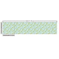 thumbnail image 2 of Ambesonne Flower Fabric by the Yard Upholstery, Cartoonish Daffodils, 10 Yards, Pale Blue Mustard, 2 of 4