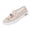 Coffee, variant on Willtoo Women Cute Cat Embroidery Slip On Canvas Shoes Lightweight Platform Casual Loafers Breathable Comfort Non Slip Walking Flat Shoes