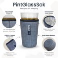 thumbnail image 4 of Sok It PintGlassSok Beer Glass Sleeve Insulated Neoprene Cover Pint Glass Sleeve, 4 of 5