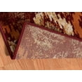 thumbnail image 4 of United Weavers Amarna San Paula Distressed Crimson Woven Olefin Area Rug or Runner, 4 of 4