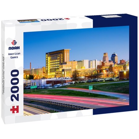 Noah Jigsaw Puzzle Durham, North Carolina, USA downtown city skyline 2000 pieces