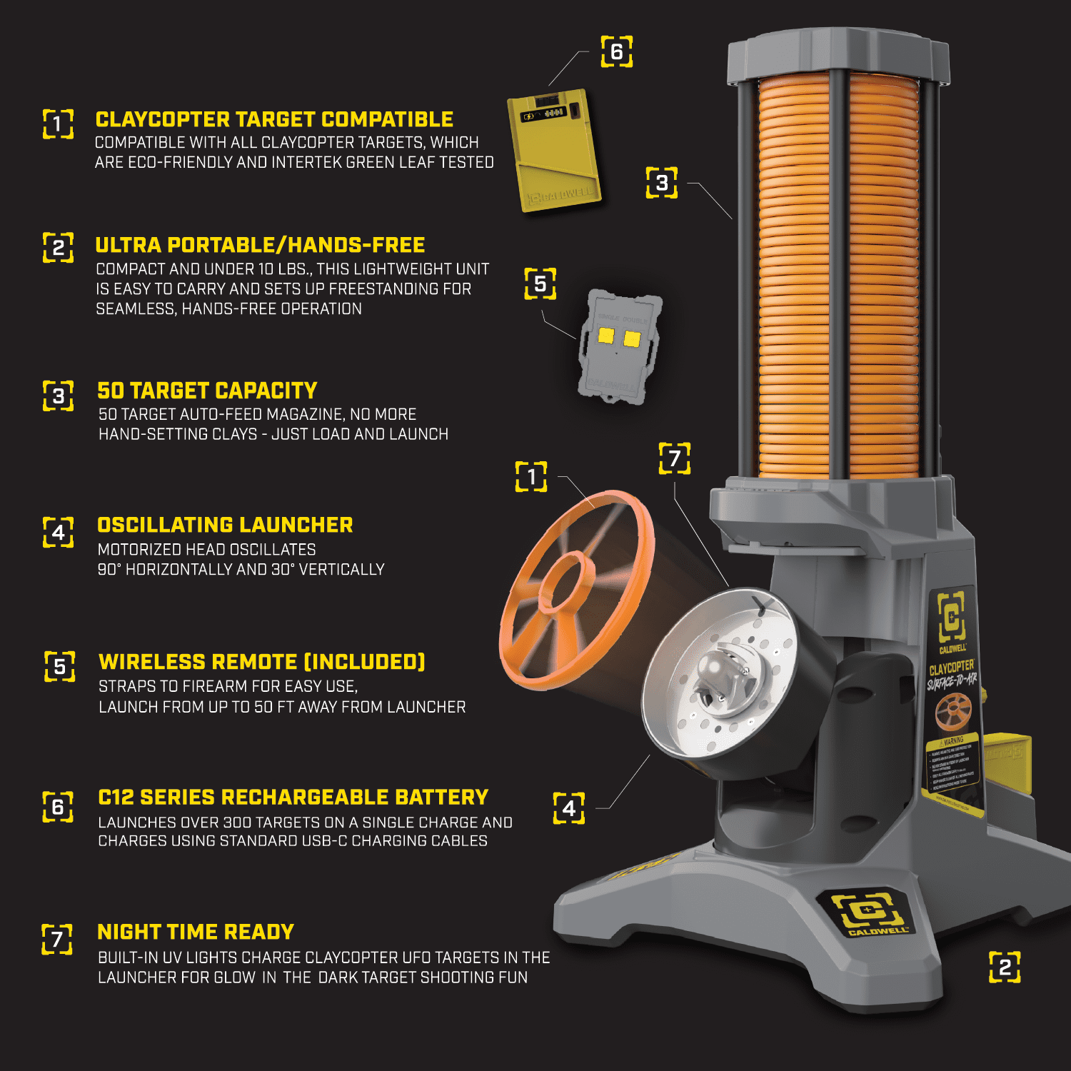 ClayCopter Surface to Air Launcher by Caldwell