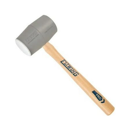 UPC: 0034139316817 | Estwing DH-12N No-Mar Deadhead Rubber Mallet  Wood Handle 12 Oz