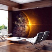 Tiptophomedecor Landscape Wallpaper Wall Mural - Golden Earth