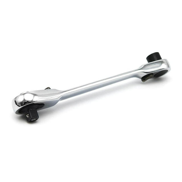 <p>Socket Wrench, 1/4in Double Head 72 Teeth Easy Cleaning Ratchet Wrench Bit Driver For Repair</p>