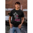 thumbnail image 4 of Live for Jesus Religious Faith Men's Graphic T Shirt Tees Brisco Brands M, 4 of 6