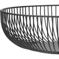 thumbnail image 5 of Nvzi Metal Wire Countertop Fruit Bowl Basket Holder for Kitchen | Black Modern Home Storage Decor Stand - 11 Inch (Round B), 5 of 5