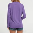 thumbnail image 4 of zaveiop Cardigan for Women Trendy Lightweight Soft Thin Long Sleeve Open Front Cardigans Casual Breathable Cover Ups Dusters (Purple, XXL), 4 of 9