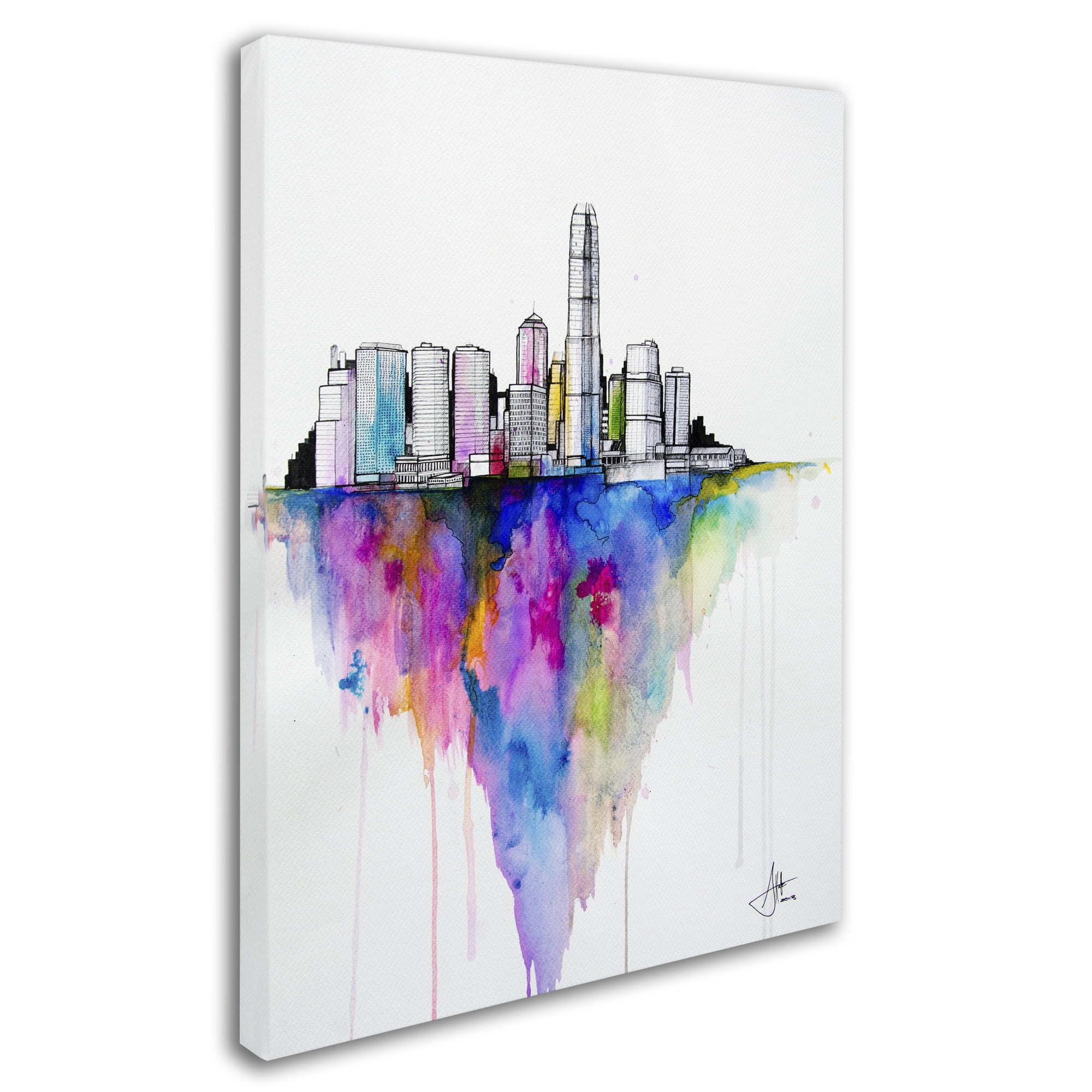 Marc Allante 'Monolith II' Canvas Art 18 x 24