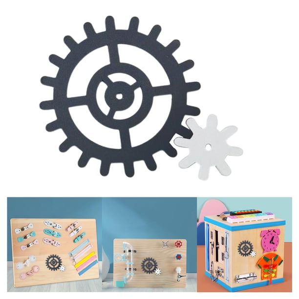 Tablero Ocupado Montessori ños de Madera, Juego de Cognición Tablero Ocupado ños Piezas de Bricolaje Juguetes Sensoriales, Juego de Inte Equipo de timón Baoblaze tablero ocupado