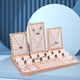 thumbnail image 4 of Expositor de joyas, expositor de joyas, organizador de madera Terciopelo Beige, 4 of 7