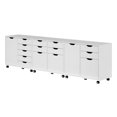 thumbnail image 1 of Winsome Halifax 3Pc Cabinet Set with File Drawer White Finish, 1 of 8