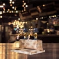 thumbnail image 3 of Injueey Dispensador de madera de whisky Grifo en forma de de comedor Estaciones de cóctel de licor Tubo difusor Bar Accesorios Regalo del día Barra de herramientas No.2, 3 of 6