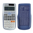 thumbnail image 1 of Calculadora científica con tapa deslizante, botones transparentes, fuente de alimentación dual, calculadora multifunción para estudiantes, 1 of 15