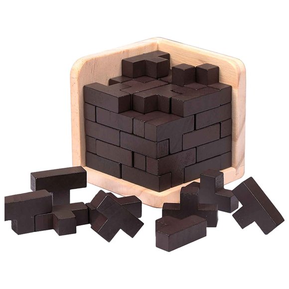 Rkstn A Pendant Wooden Puzzle Games Brain Teasers Toy- 3 D Puzzles for Teens and Adults - Wooden Puzzle Wood Ball Brain Teaser Intellectual Brain Teasers