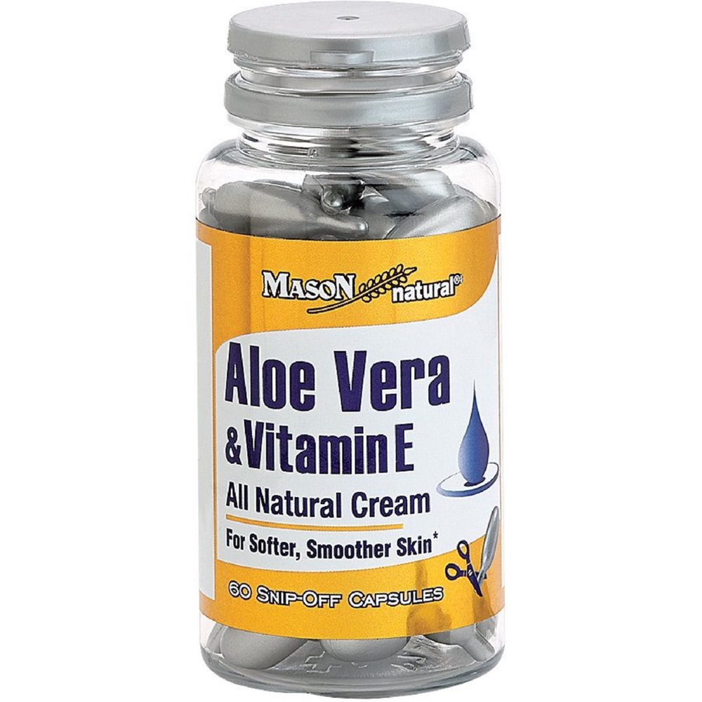 Mason Natural Aloe Vera & Vitamin E SnipOff Capsules 60 Each Walmart