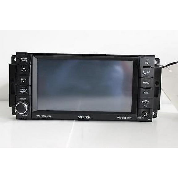 2008-2010 Dodge Jeep Chrysler Aspen Rer Mp3 Wma Jpeg Sirius Radio Navigation