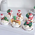 thumbnail image 2 of Decoración navideña para tarta, decoración para árbol de Navidad, alce, decoración para tarta, decoración para fiesta de Navidad, 2 of 5