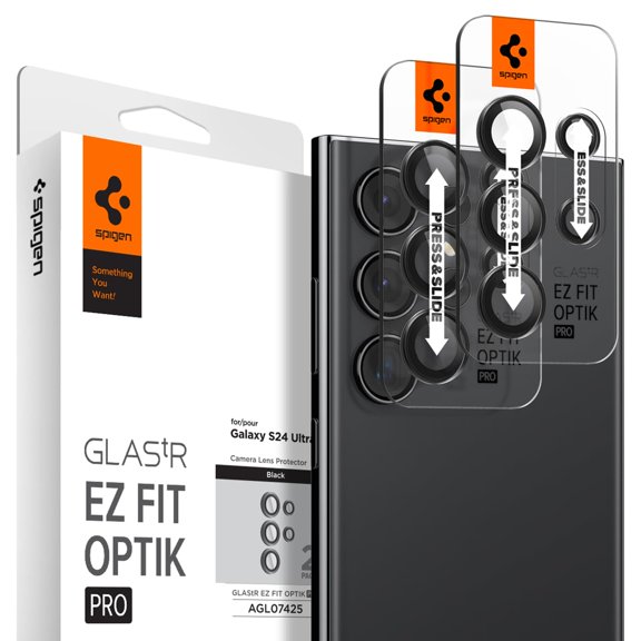 Protector de pantalla para lente de cámara Spigen GlastR EZ Fit Galaxy S24 Ultra
