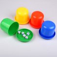 thumbnail image 2 of KAKOWELY 2PCS/Set High Strength Plastic Dice Game Set 5 Dice Included(Random Color),3.54"X3.54"X2.95", 2 of 5