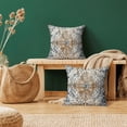 thumbnail image 5 of Boho Pillow Covers 20x20 Inch Set of 2,Carpet Pattern Throw Pillows Case,Rust Blue Ethnic Design Outdoor Decorative Square Linen Farmhouse Decor Cushion Covers for Home Sofa Bed Couch, 5 of 6