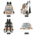 thumbnail image 4 of FORMRS Mini Backpack Purse for Women Quilted Travel Daypack Casual Shoulder Bag, Autumn Day with Cocoa Pattern, 4 of 7