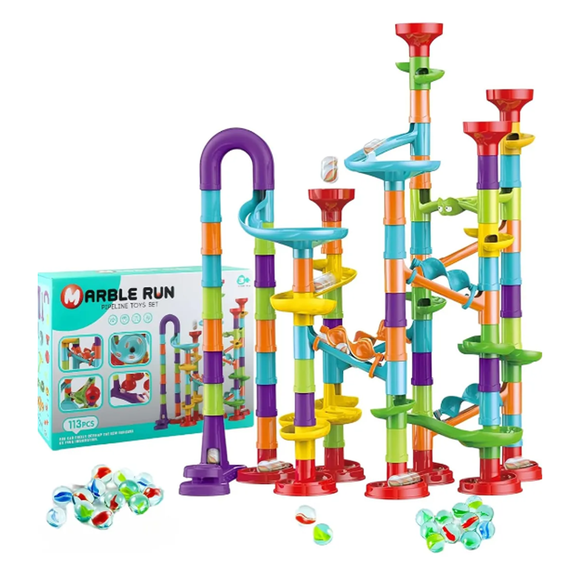 Pista De Carrera De Canicas Juguete Niños Infantil Laberinto Multicolor