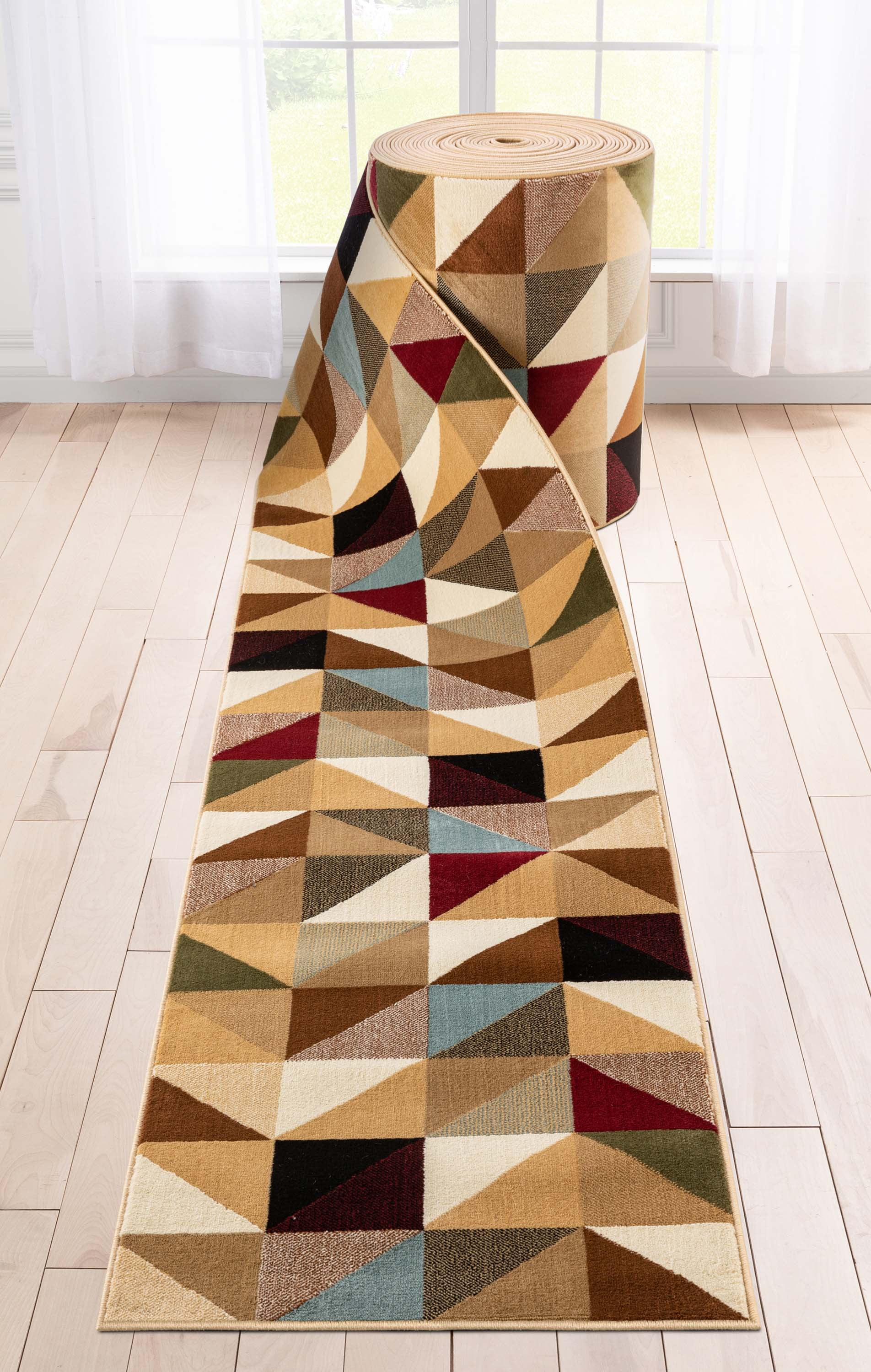 Well Woven Custom Size Runner Choose Your Length Ermine Multi