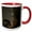 Red/White, variant on 3drose, Milky Way and Silhouetted Tree, Near Ouray, Colorado, 15oz Mug