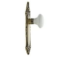 thumbnail image 3 of Nostalgic Warehouse Vicwhi_Sd_Nk White Porcelain Solid Brass Single Dummy Door Knob -, 3 of 4