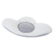 COSMOBETTY Pregnancy Sleep Pillow 1Set Oval Shape Mesh Fiber Waist Pillow for Back Pain Relief Car Travel 54x34x6 5in