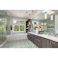 thumbnail image 2 of Simple Elegance by Ben&Jonah Classic 12" x 12" Self Adhesive Vinyl Floor Tile - Green Medallion - 20 Tiles - 20 sq. ft., 2 of 3