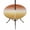Orange Yellow, variant on Round Outdoor Tablecloth with Umbrella Hole and Zipper, Red Duck Green Ombre Tablecloth with Elastic Waterproof, Contemporary Abstract Gradient Patio Table Covers for 36" - 44" Picnic Pool Tables