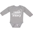 thumbnail image 3 of Inktastic I Hooked Grammy's Heart with Fishing Rod Boys or Girls Long Sleeve Baby Bodysuit, 3 of 5