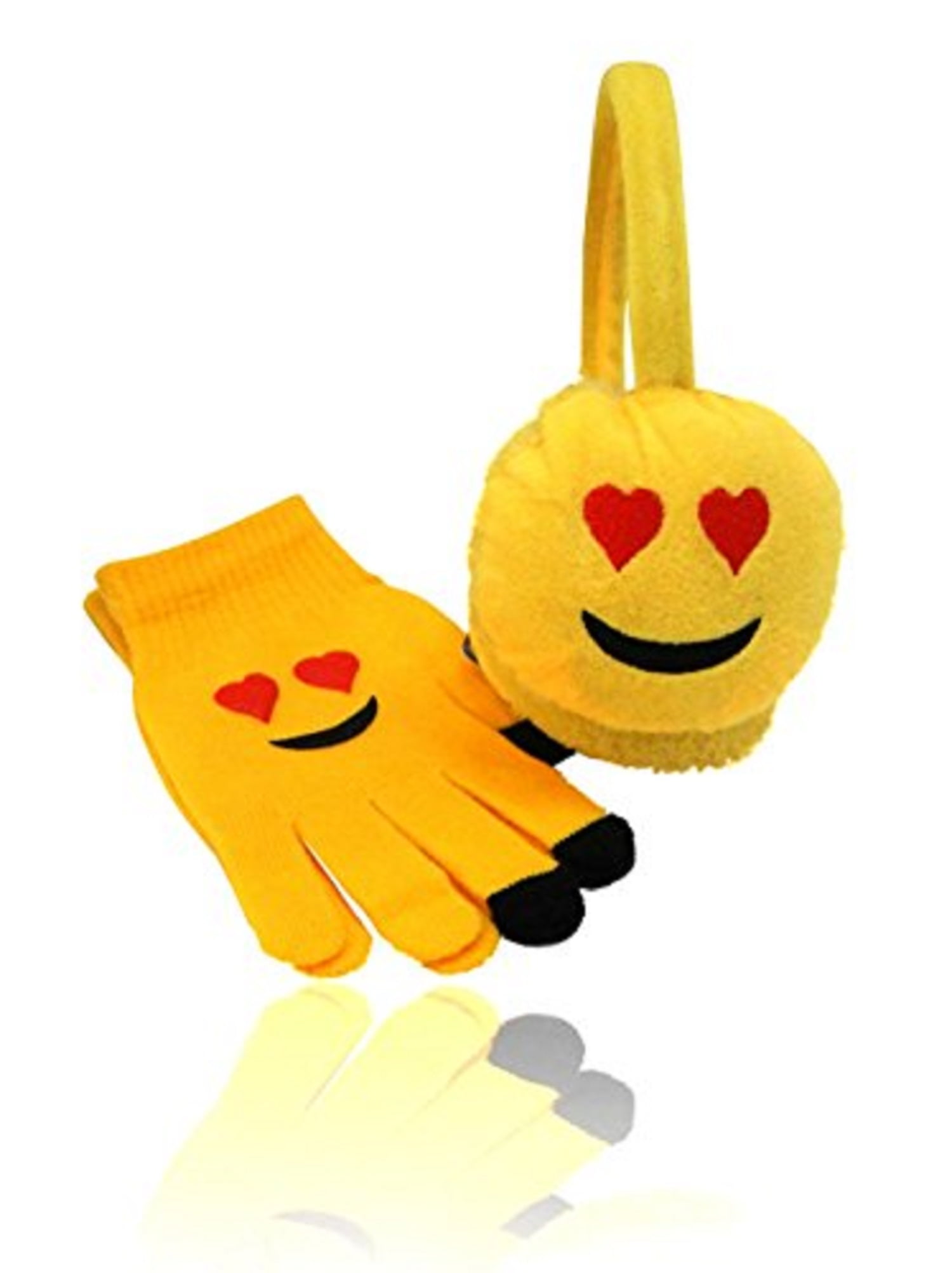 Emoji Emoticon Unisex Ear Warmers Earmuff Gloves in Sets Separately