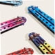 thumbnail image 1 of Peine de entrenamiento de acero inoxidable sin afilar, peine de entrenamiento de mariposa para principiantes, rojo, 1 unidad ZefeiWu 8390606900753, 1 of 1