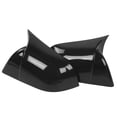 thumbnail image 3 of Rearview Mirror Cover Side Mirror  Wing Mirror Trim Door Mirror Decorative Housing Rearview Mirror Shell Left And Right Rearview Mirror Cover Glossy Black Add‑On Shell Fit, 3 of 8