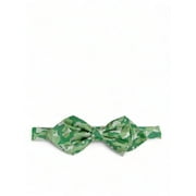 Green Camouflage Silk Bow Tie by Paul Malone