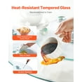 thumbnail image 4 of VEVOR Glass Lazy Susan Turntable Dining Table Centerpiece 24 in Rotating Tray, 4 of 9