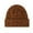 Brown, variant on PMVFHDE Fashionable And Adult Solid Color Knitted Warm Winter Hat For Daily Casual Wear In Cold Seasons Light Purple