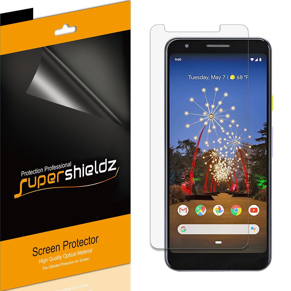 [6Pack] Supershieldz for Google Pixel 3a Screen Protector, AntiGlare