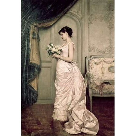 You Are My Valentine Love Letter With Roses Poster Print by  Auguste