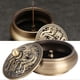 thumbnail image 4 of Incense Burner Holder Indoor Agarwood Incense Coil Brass Religious Supplies Fireproof Cotton, 4 of 5