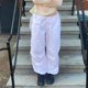 thumbnail image 2 of Pantalones informales para mujer, ropa de calle de cintura baja con cordón suelto liso, pantalones de chándal holgados de pierna ancha, pantalones Cargo Hippie para mujer Tan Jianjun unisex, 2 of 2