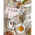 thumbnail image 4 of Easter Gnomes Kitchen Dish Towels for Drying Dishes Set of 2, Watercolor Floral Daisy Eggs Spring Pink Plaid Waffle Weave Microfiber Hand Tea Bathroom Towels Quick Dry & Absorbent Towel 15.7x23.6, 4 of 7
