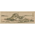 thumbnail image 3 of Katsushika Hokusai 18x9 Black Modern Framed Museum Art Print Titled - Crags with Snow and Foliage (Late 18th Century - Early 19th Century), 3 of 5