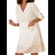 thumbnail image 2 of Vestido Tipo Túnica Holgado Informal de Algodón con Cuello en V para Mujer, Vestido de Verano para Vacaciones, 3/4 y Bolsillo. S, 2 of 8