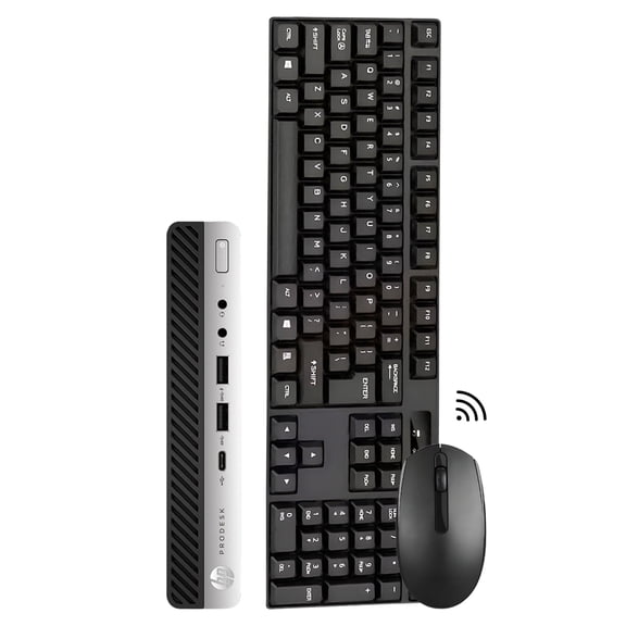 HP ProDesk 600 G3 Tiny Micro Desktop Computer Ultra Small Tower PC - Intel Core i5 6th Gen, 8GB DDR4 RAM, 1TB SSD, Windows 10 Pro Home/Office PC (Refurbished)