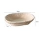 thumbnail image 3 of Banneton ovalado de ratán, herramientas para hornear, fermentación de masa, cesta de prueba de pan (F), 3 of 8
